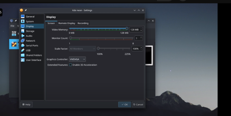 Virtualbox Install KDE neon