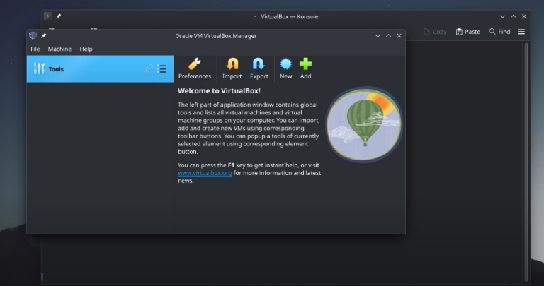 Install VirtualBox – KDE neon