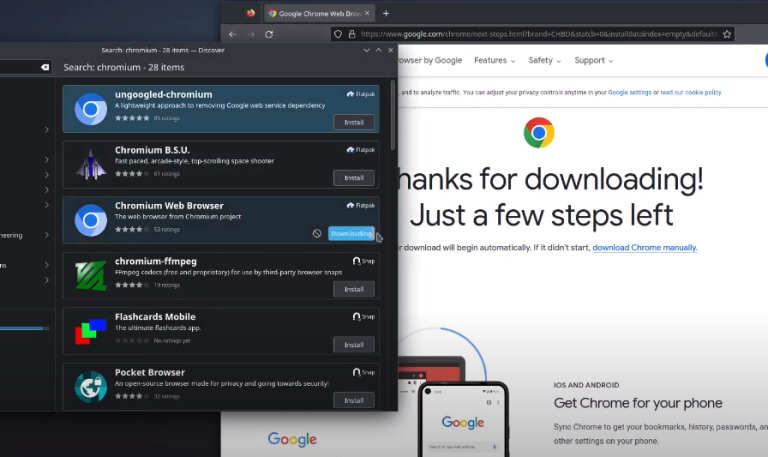 KDE Discover application easy installation 2