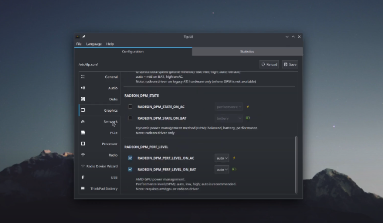 KDE neon install TLP and TLP UI