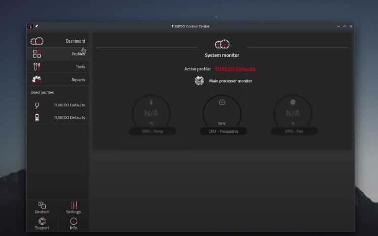 Ubuntu 22.04 install Tuxedo Control Center