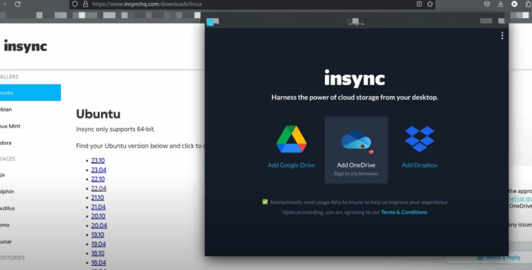 Ubuntu 22.04 install insync