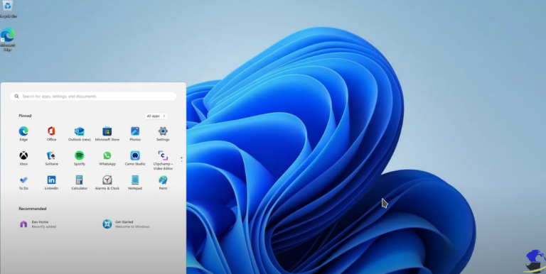 Windows 11 Start menu