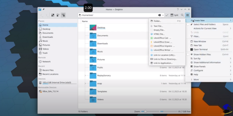 KDE discover Dolphin Part 1