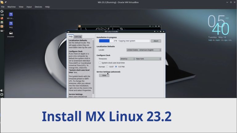 Install MX Linux 23.2 and look around