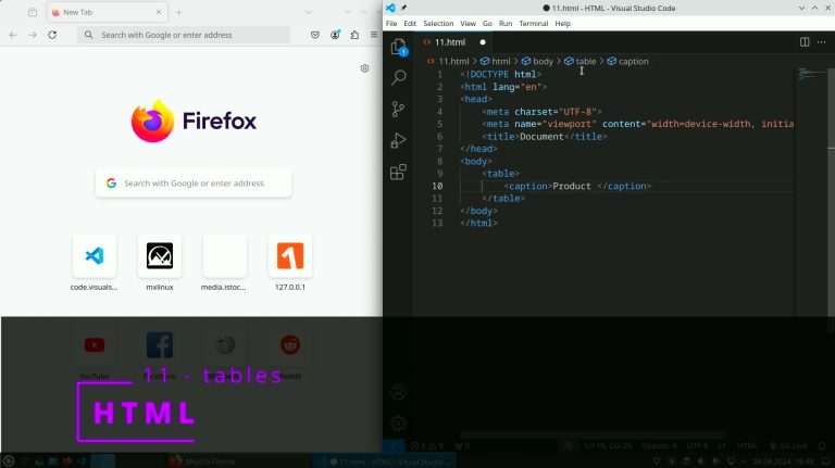 HTML 11 💻 tables