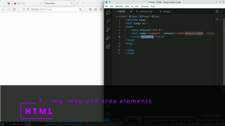 HTML 9 💻 img, map and area elements in HTML