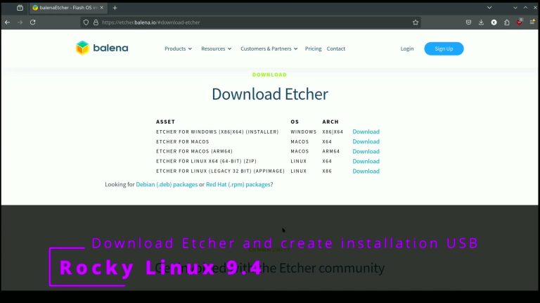 How to create Rocky Linux 9 4 installation USB