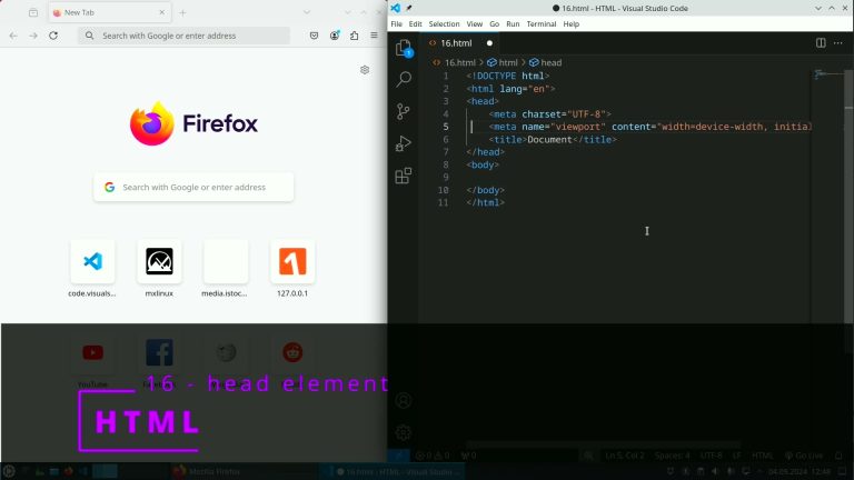 HTML 16 💻 head element