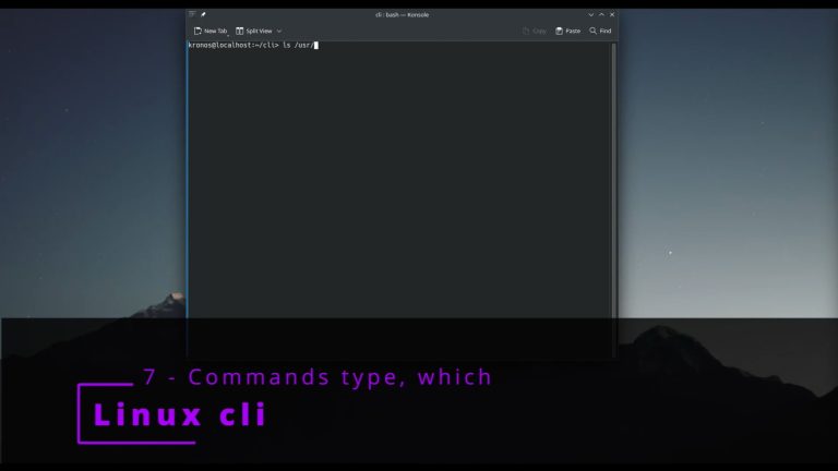 Linux CLI 7 🐧 Commands type, which
