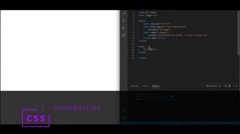 CSS 1 💻 Introduction