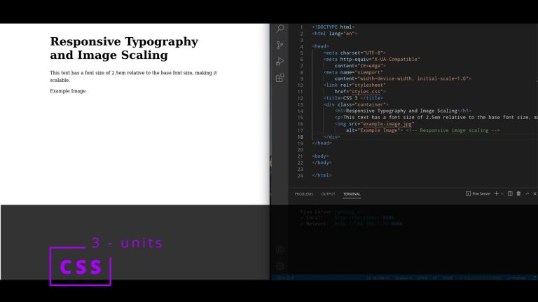CSS 3 💻 units
