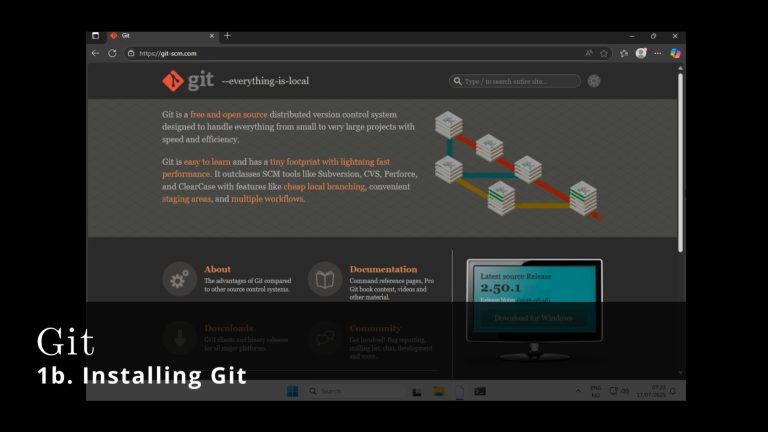 Git 1b 🧩 Installing Git