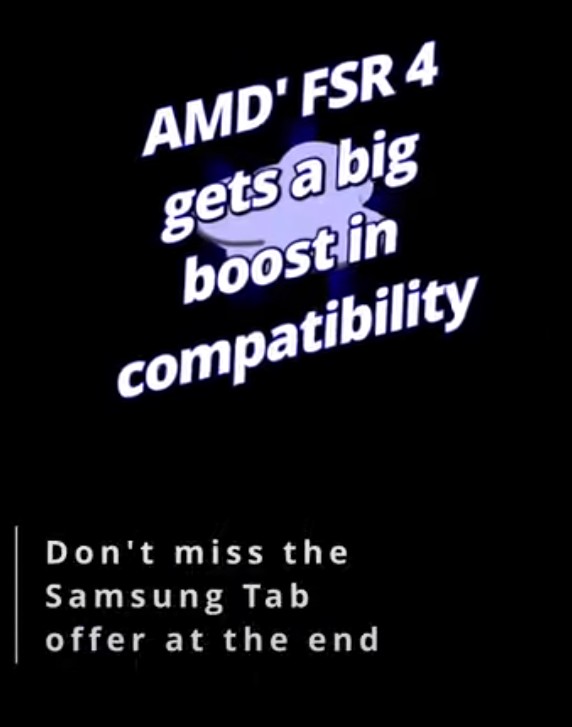 🤑 News AMD’ FSR 4 gets a big boost in compatibility 🤑 #technology #games #news #omg #cpu #gpu