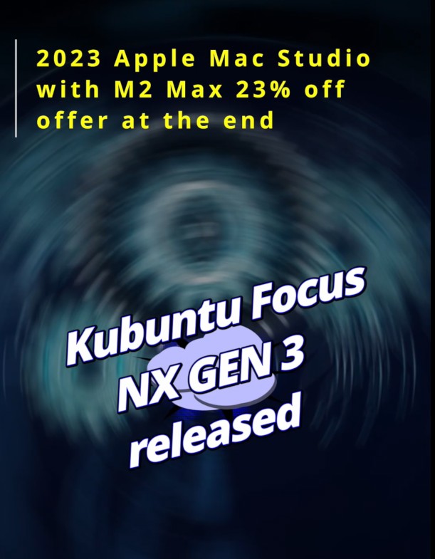 🤑 News Kubuntu Focus NX GEN 3 released 🤑 #technology #games #technews #news #omg #cpu #gpu