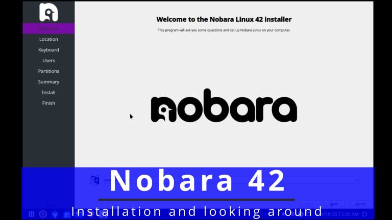 Installing Nobara 42 🫆 looking around