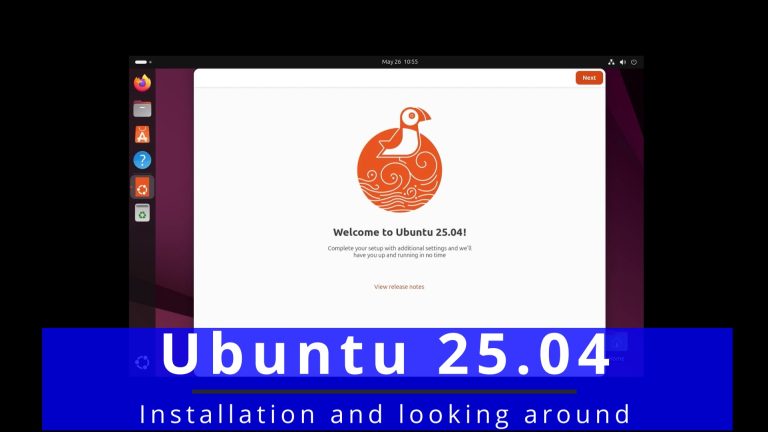 Installing Ubuntu 25 04🐧looking around