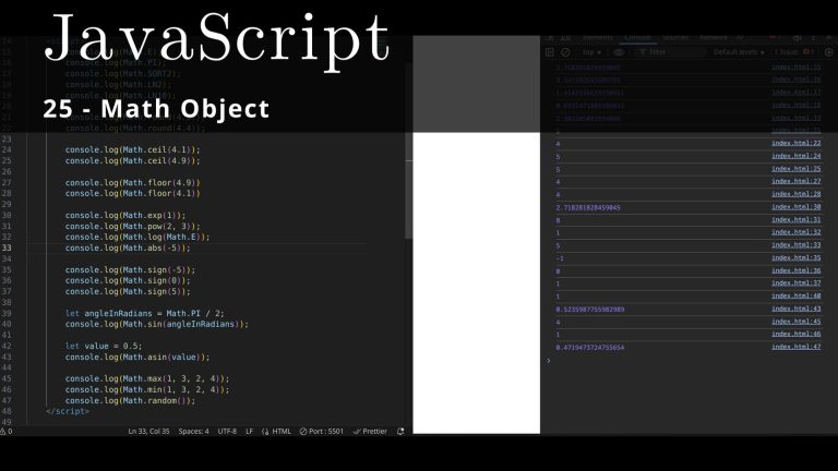 JavaScript 25 🧬 Math Object