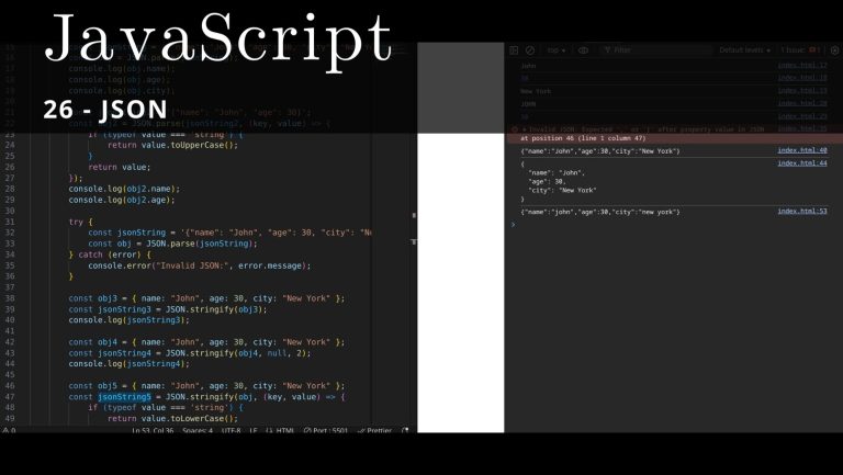 JavaScript 26 🧬 JSON