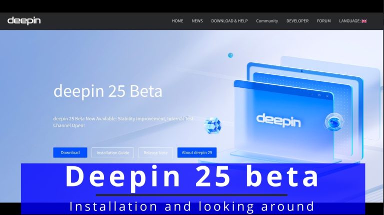 Installing Deepin 25 beta 🐧 looking around
