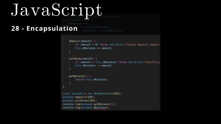 JavaScript 28 🧬 Encapsulation