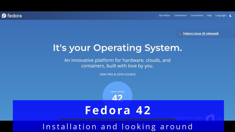 Installing Fedora 42 🐧 looking around
