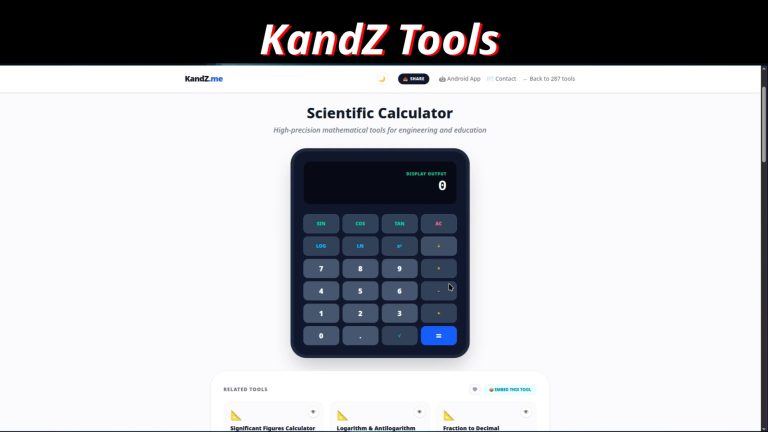 Advanced Scientific Calculator Online Trigonometry, Logs, and Exponents ❤️