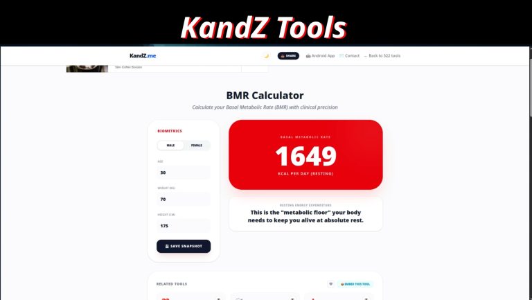 How to Calculate Your BMR Basal Metabolic Rate Instantly ❤️