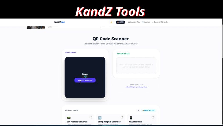 How to Scan QR Codes From Images and Camera