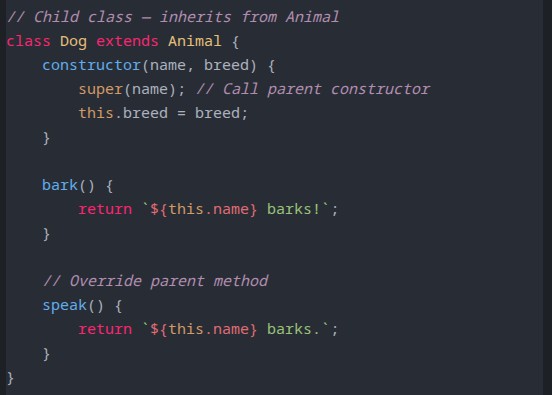 JavaScript 33 – Class Inheritance