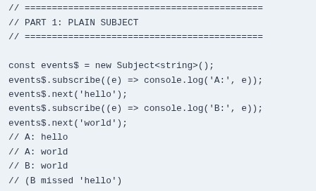 Angular 42 🅰️ Subjects, BehaviorSubject, and ReplaySubject
