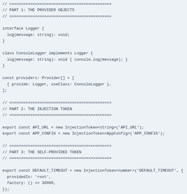 Angular 55 🅰️ Providers and Injection Tokens