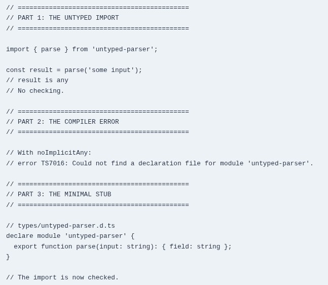 TypeScript 67 🔷 Typing Third-Party Libraries Without Types
