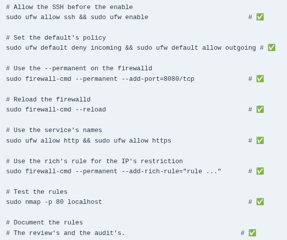 LFCA 49 🐧 Basic Firewall Commands — ufw, firewalld