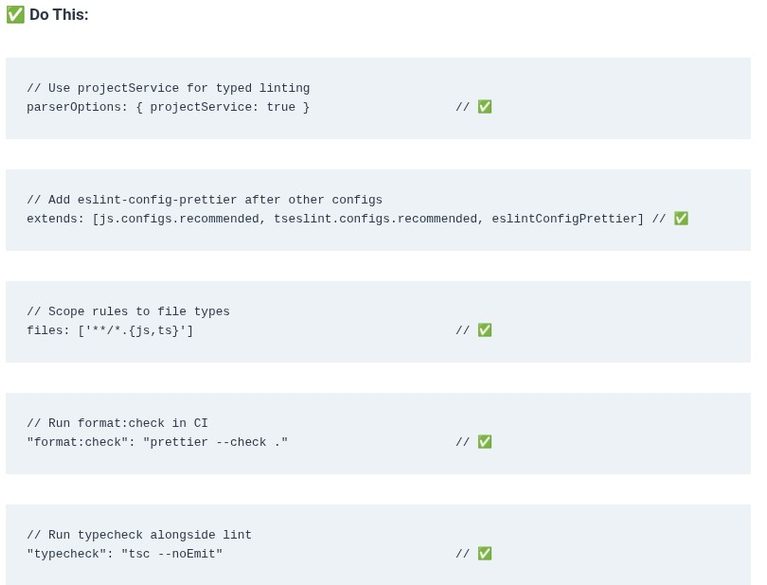 TypeScript 94 🔷 TypeScript with ESLint and Prettier