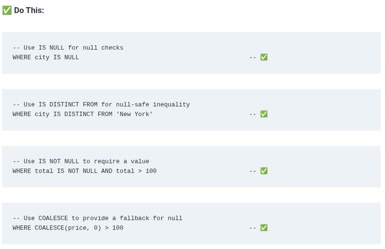 SQL 16 🛢️ Comparison Operators