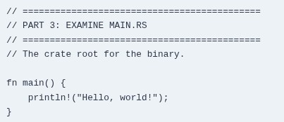 Rust 3 🦀 Hello World and Project Structure in Cargo