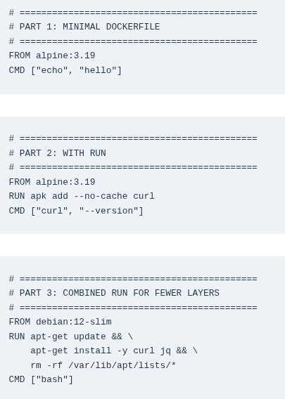 Docker 13 🐳 Writing your First Dockerfile: FROM, RUN, CMD, and ENTRYPOINT Mechanics