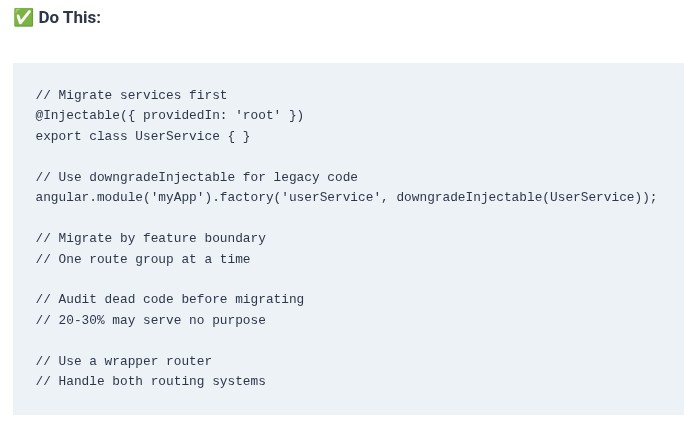 Angular 126 🅰️ Migrating from AngularJS