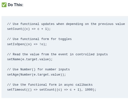 React 16 ⚛️ Updating Primitive State Values