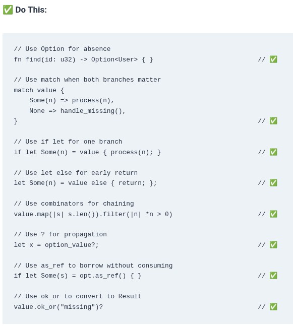 Rust 23 🦀 The Option Enum and Null Prevention