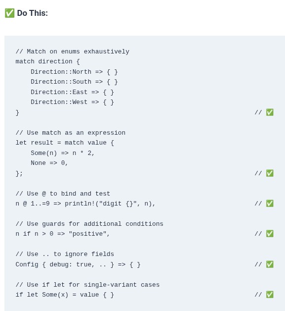 Rust 24 🦀 Control Flow Matching with the match Expression