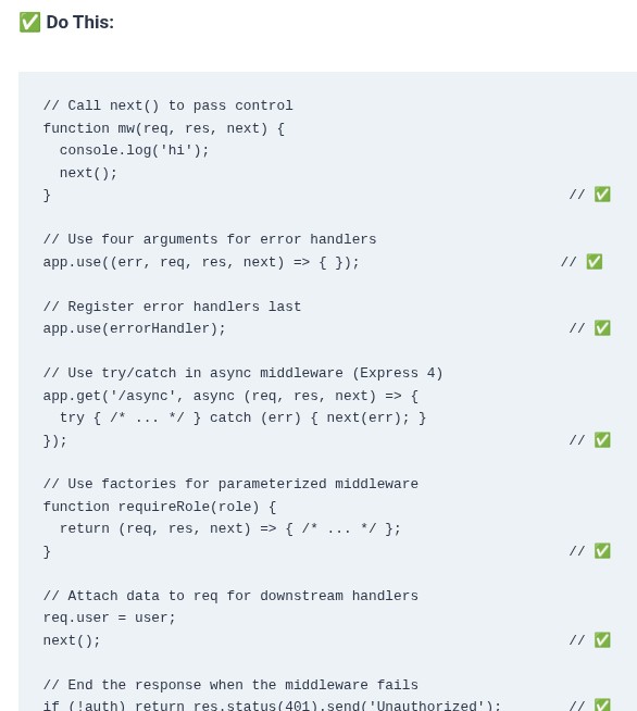 Node.js 30 🟢 Middleware Architecture and Custom Middleware Creation in Express
