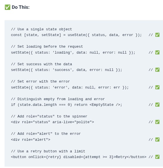React 34 ⚛️ Handling Loading and Error States