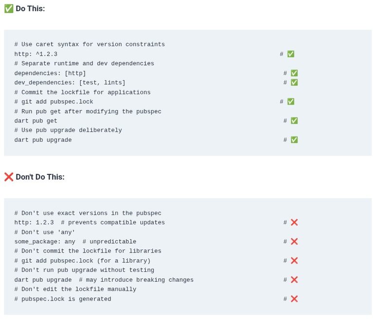Dart 44 🎯 Package Management with pub.dev: dependencies, dev_dependencies, and Lockfiles