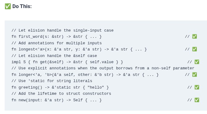 Rust 44 🦀 Lifetime Elision Rules
