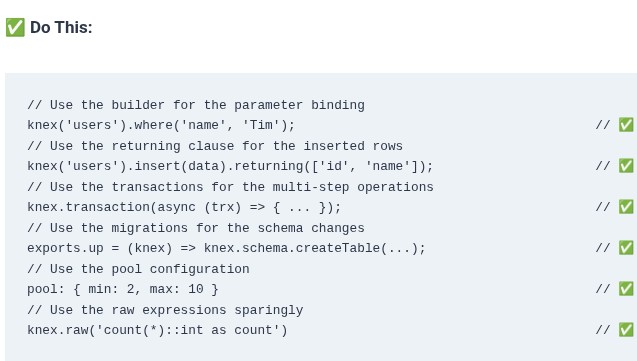 Node.js 44 🟢 SQL Query Building with Knex.js