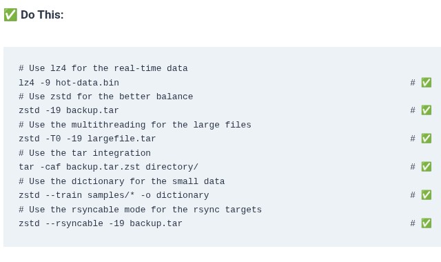 LFCS 21 🐧 Modern Compression — zstd, lz4