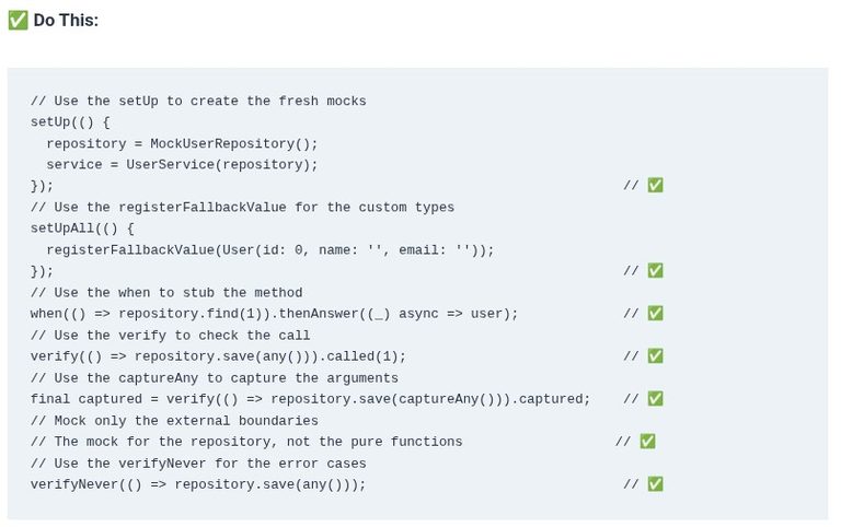 Dart 50 🎯 Mocking Dependencies in Unit Tests using mockito and mocktail