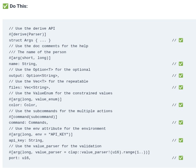 Rust 48 🦀 Command-Line Interface Parsing (clap crate)